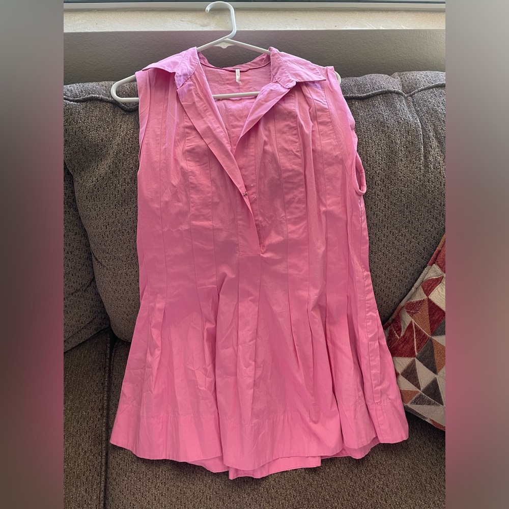 Pink free people dress size xs